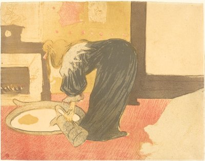 Žena ve vaně (Femme au van) od Henri de Toulouse Lautrec