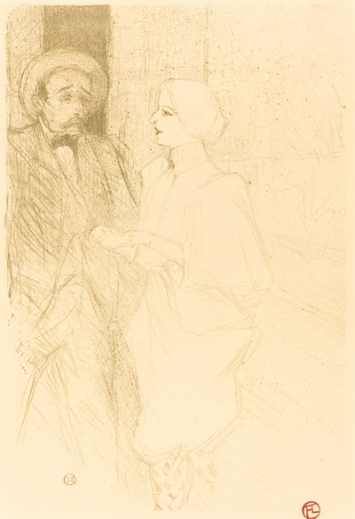 Yahne a Mayer v Obtížném věku Yahne a Mayer v Obtížném věku, 1895. od Henri de Toulouse Lautrec