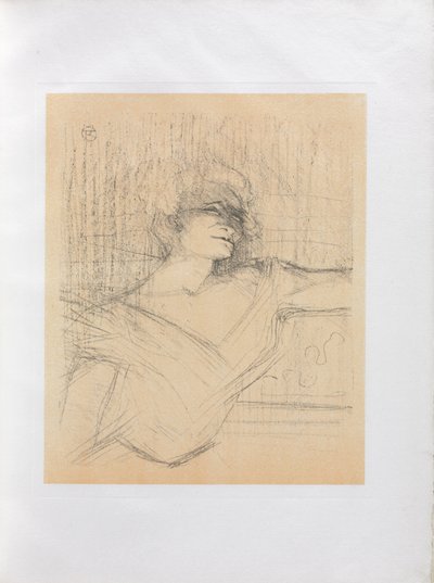 Yvette Guilbert-Anglická série: V lepidle, 1898. od Henri de Toulouse Lautrec