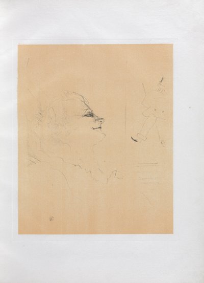 Yvette Guilbert-anglická série: Pessima od Henri de Toulouse-Lautrec