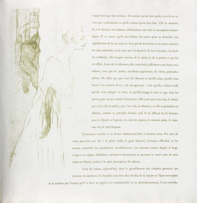 Yvette Guilbert-Francouzská řada: č. 11 od Henri de Toulouse Lautrec