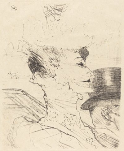 Yvette Guilbertové? od Henri de Toulouse Lautrec