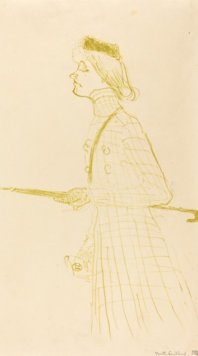 Yvetta Guilbertová od Henri de Toulouse Lautrec