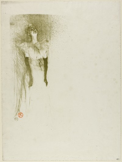 Yvetta Guilbertová od Henri de Toulouse-Lautrec