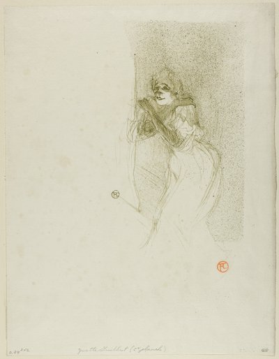 Yvetta Guilbertová od Henri de Toulouse-Lautrec