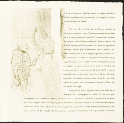 Yvetta Guilbertová od Henri de Toulouse-Lautrec