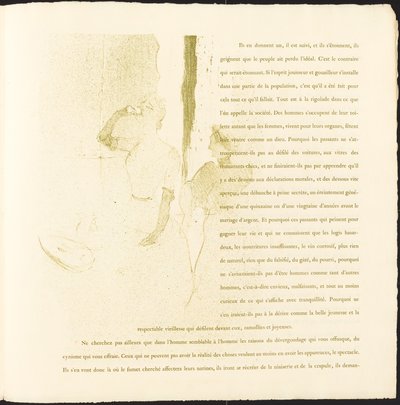 Yvette Guilbert, 1894 von Henri de Toulouse Lautrec