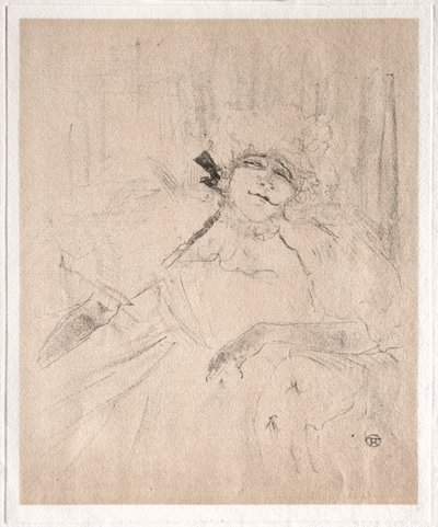 Yvette Guilbert: Stará píseň, 1898. od Henri de Toulouse Lautrec