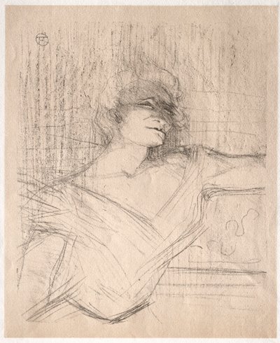 Yvette Guilbert: V lepidle, 1898. od Henri de Toulouse Lautrec