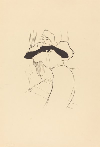 Yvette Guilbert: Linger, Longer, Loo. od Henri de Toulouse Lautrec