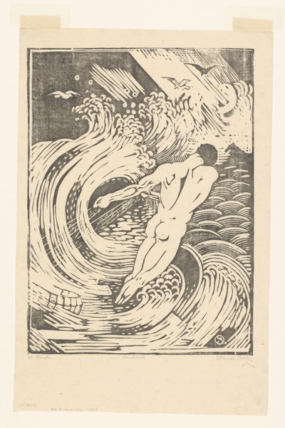 De Visscher (původní název na objektu) od Henri van der Stok (signed by artist)