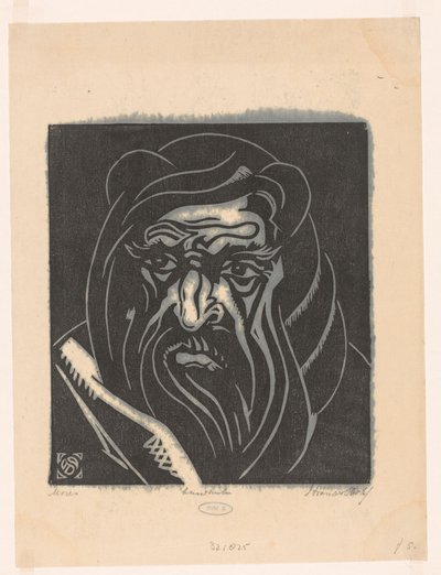 Mozes (původní název na objektu) od Henri van der Stok (signed by artist)