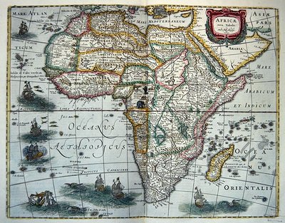 Mapa Afriky, z 