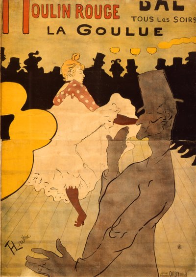 Moulin Rouge-La Goulue od Henri de Toulouse Lautrec