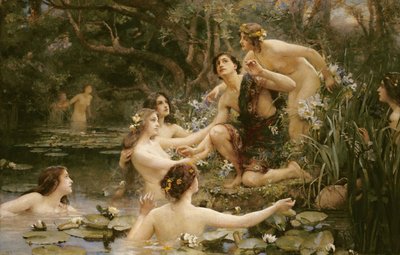 Hylas a vodní nymfy od Henrietta Rae