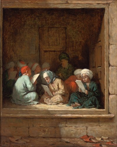 Turecká učebna, 1870 od Henriette Browne
