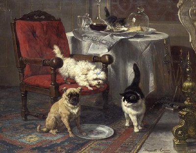 Trocha sýra (olej na plátně) od Henriëtte Ronner Knip
