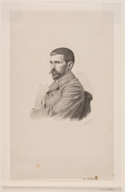 Portrét malíře P. A. J. Dagnana-Bouvereta od Henrik Arnold Hamilkar Sørensen