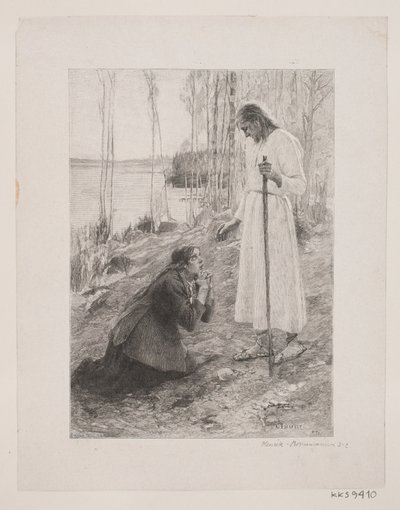 Kristus se zjevuje Marii Magdaleně od Henrik Bornemann