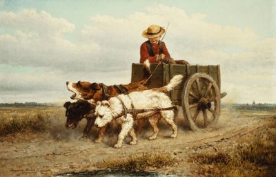 Vozík pro psy, od Henriëtte Ronner Knip