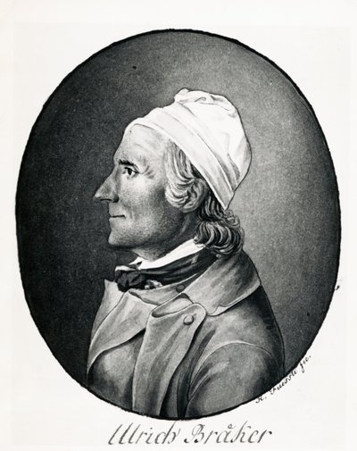 Portrét Ulricha Brakera (Nabis, Švýcarsko od Johann Heinrich Füssli