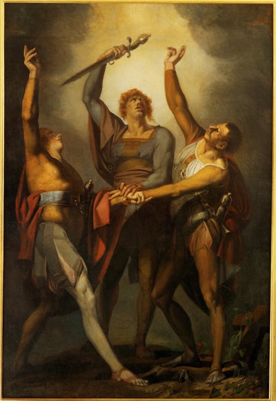 Přísaha na Ruetli od Henry (1741-1825) Fuseli