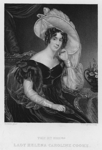 Lady Helena Caroline Cooke (rytina) od Henry (after) Collen