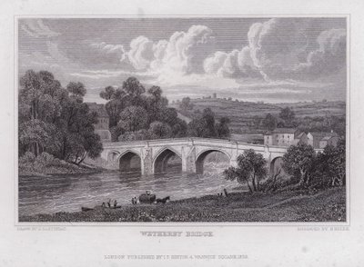 Wetherby Bridge (rytina) od Henry (after) Gastineau