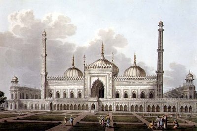 Mešita v Lucknow, deska VI, vyryla L. Hill od Henry (after) Salt