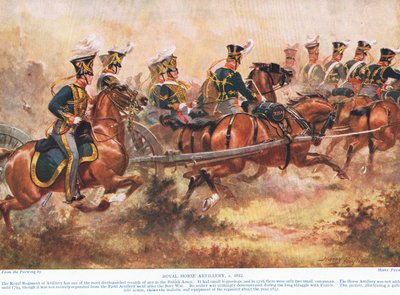 The Royal Horse Artillery, c.1910 od Henry A. Payne