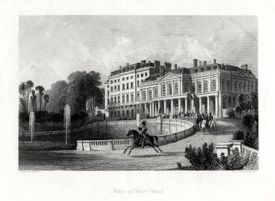Palác Saint-Cloud, Paříž, Francie, 1875 od Henry Adlard