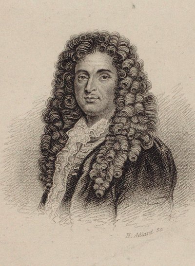 Portrét skladatele Jean-Baptiste Lully 1632-1687. od Henry Adlard