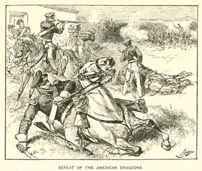 Porážka amerických dragounů (litho) od Henry Alexander (after) Ogden