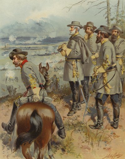 Generál Robert E Lee ve Fredericksburgu od Henry Alexander (after) Ogden