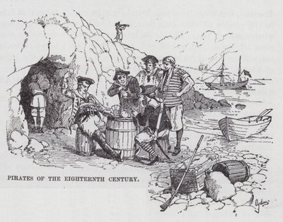 Piráti osmnáctého století (rytina) od Henry Alexander (after) Ogden