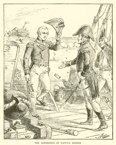 Kapitána Dacrese (litho) od Henry Alexander (after) Ogden