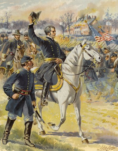 Hooker v Chancellorsville, 3. května 1863 od Henry Alexander Ogden