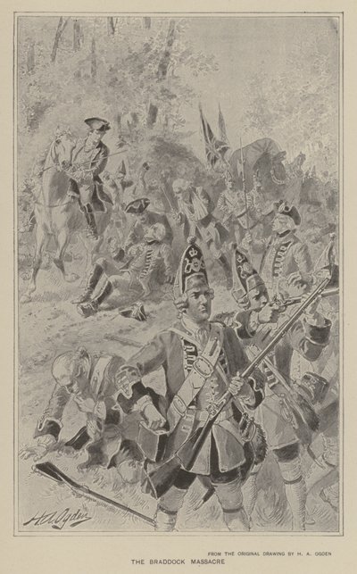 Masakr v Braddocku od Henry Alexander Ogden