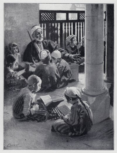 Východní učitel (litho) od Henry Andrew Harper