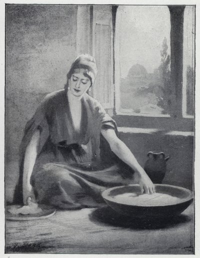 Přidání kvásku do mouky (litho) od Henry Andrew Harper