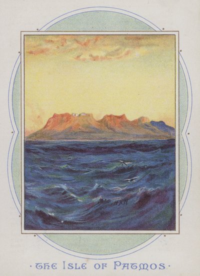 Ostrov Patmos (chromolitho) od Henry Andrew Harper