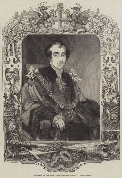 Portrét pravého ctihodného Williama Magnaye, primátora od Henry Anelay