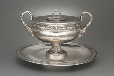 Krytý Tureen s podnosem, 1798-1809 od Henry Auguste