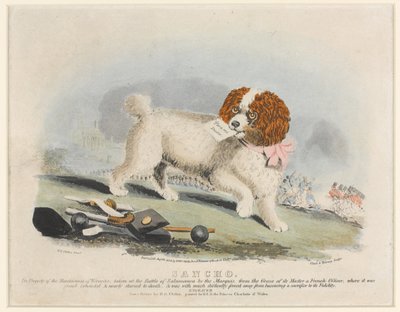 "Sancho", bitva u Salamance, 1812 od Henry Bernard Chalon