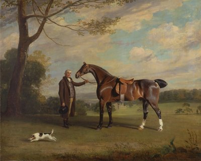 Ženich hraběte ze Shrewsbury drží lovce od Henry Bernard Chalon