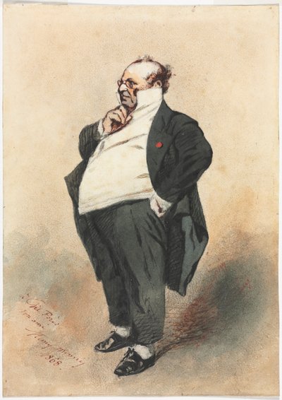 Joseph Prudhomme Standing, 1868. od Henry Bonaventure Monnier