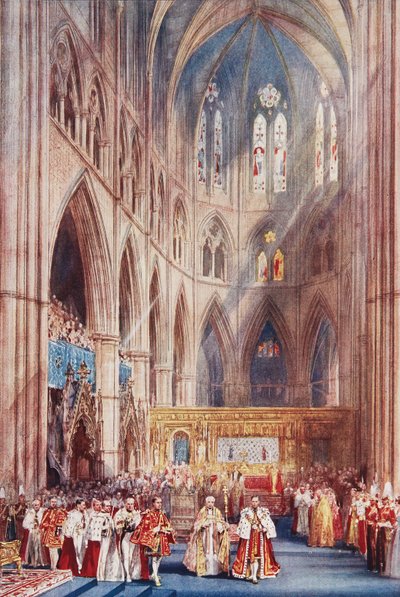 Korunovace krále Jiřího VI od Henry Charles Brewer