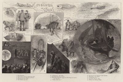 Hovelling ve společnosti Deal od Henry Charles Seppings Wright