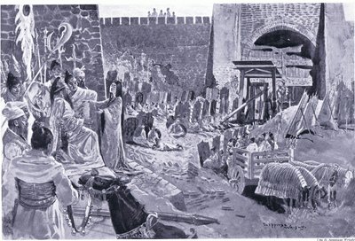 Jak čínské figuríny na hradbách zachránily město od Henry Charles Seppings Wright
