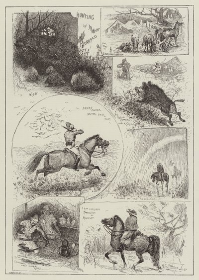Lov v Maroku od Henry Charles Seppings Wright